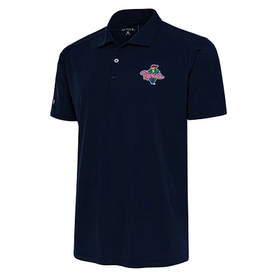 Men's Antigua  Navy Cedar Rapids Kernels Big & Tall Tribute Polo