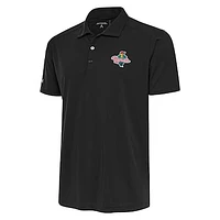 Men's Antigua  Gray Cedar Rapids Kernels Big & Tall Tribute Polo