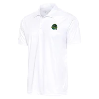 Men's Antigua  White Eugene Emeralds Big & Tall Tribute Polo
