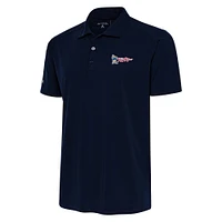 Men's Antigua  Navy Frisco RoughRiders Big & Tall Tribute Polo