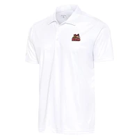 Men's Antigua  White Modesto Nuts Big & Tall Tribute Polo