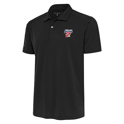 Men's Antigua  Gray Portland Sea Dogs Big & Tall Tribute Polo