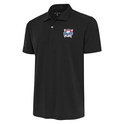Men's Antigua  Gray Stockton Ports Big & Tall Tribute Polo