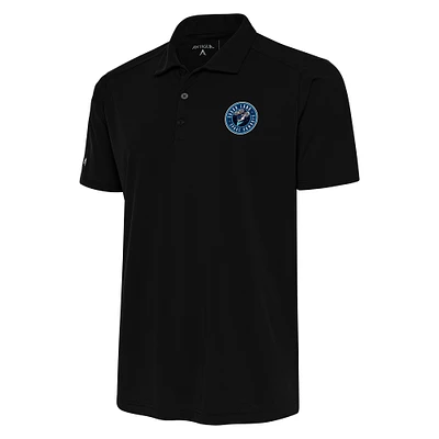 Men's Antigua  Black Sugar Land Space Cowboys Big & Tall Tribute Polo