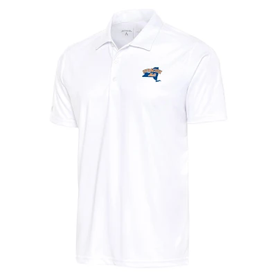 Men's Antigua  White Syracuse Mets Big & Tall Tribute Polo