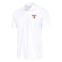 Men's Antigua  White Worcester Red Sox Big & Tall Tribute Polo
