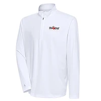 Men's Antigua  White Fort Wayne TinCaps Tribute Quarter-Zip Pullover Top