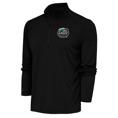 Men's Antigua Great Lakes Loons Tribute Quarter-Zip Pullover Top