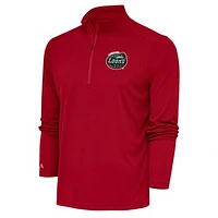 Men's Antigua Great Lakes Loons Tribute Quarter-Zip Pullover Top