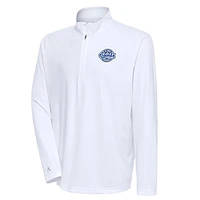 Men's Antigua  White St. Paul Saints Tribute Quarter-Zip Pullover Top