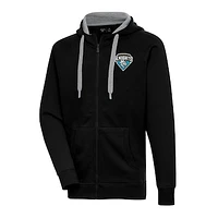 Men's Antigua Charlotte Knights Victory Full-Zip Hoodie