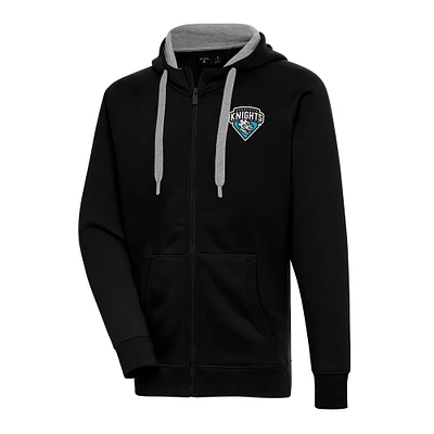 Men's Antigua Charlotte Knights Victory Full-Zip Hoodie