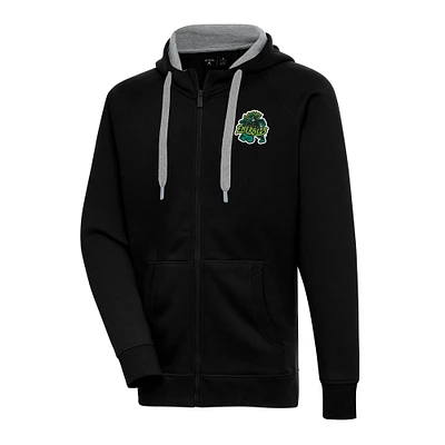 Men's Antigua Eugene Emeralds Victory Full-Zip Hoodie
