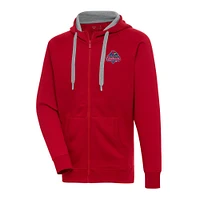 Men's Antigua Memphis Redbirds Victory Full-Zip Hoodie