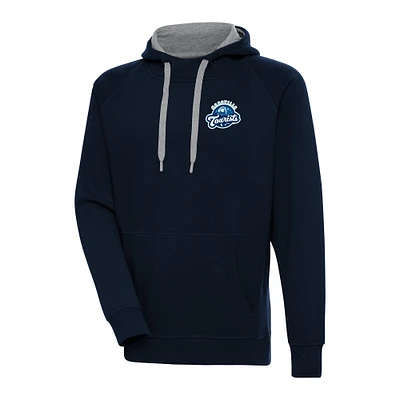 Men's Antigua  Navy Asheville Tourists Victory Pullover Hoodie