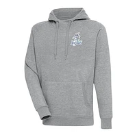 Men's Antigua  Heather Gray Hartford Yard Goats Victory Pullover Hoodie