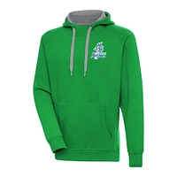 Men's Antigua  Kelly Green Hartford Yard Goats Victory Pullover Hoodie
