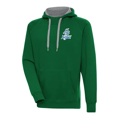 Men's Antigua  Hunter Green Hartford Yard Goats Victory Pullover Hoodie
