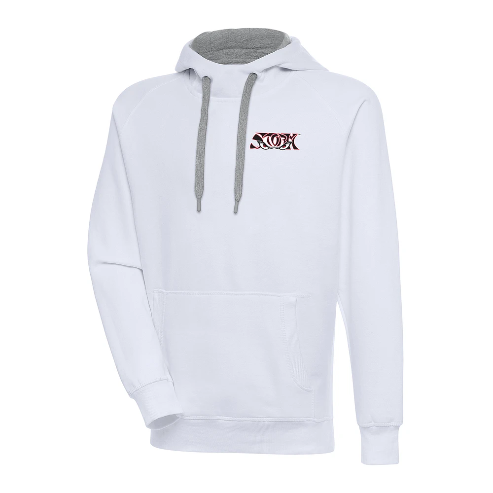 Men's Antigua White Lake Elsinore Storm Victory Pullover Hoodie