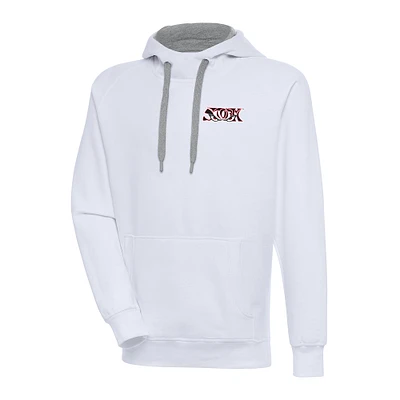 Men's Antigua  White Lake Elsinore Storm Victory Pullover Hoodie