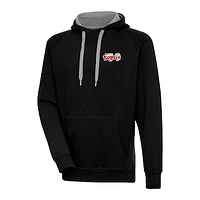 Men's Antigua  Black Lansing Lugnuts Victory Pullover Hoodie