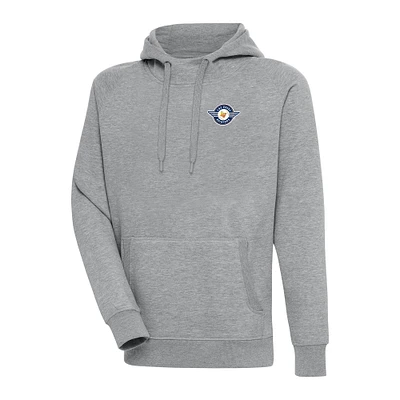 Men's Antigua  Heather Gray Las Vegas Aviators Victory Pullover Hoodie