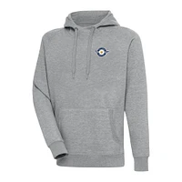 Men's Antigua  Heather Gray Las Vegas Aviators Victory Pullover Hoodie