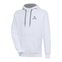 Men's Antigua  White Lehigh Valley IronPigs Victory Pullover Hoodie