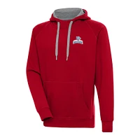 Men's Antigua  Red Lehigh Valley IronPigs Victory Pullover Hoodie