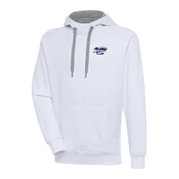 Men's Antigua  White Northwest Arkansas Naturals Victory Pullover Hoodie