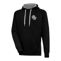 Men's Antigua  Black Rocket City Trash Pandas Victory Pullover Hoodie
