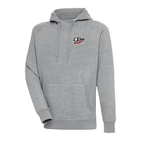 Men's Antigua  Heather Gray Sacramento River Cats Victory Pullover Hoodie