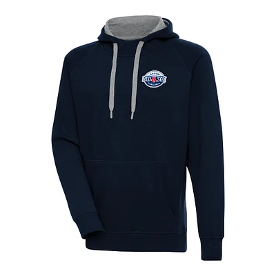 Men's Antigua  Navy Salem Red Sox Victory Pullover Hoodie