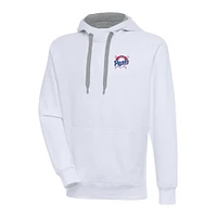 Men's Antigua  White Stockton Ports Victory Pullover Hoodie