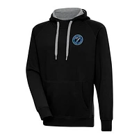 Men's Antigua  Black Sugar Land Space Cowboys Victory Pullover Hoodie
