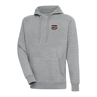 Men's Antigua  Heather Gray Wisconsin Timber Rattlers Victory Pullover Hoodie