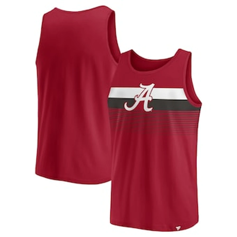 Men's Fanatics Crimson Alabama Tide Wild Game Tank Top