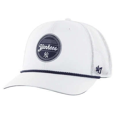 Men's '47 White New York Yankees Fairway Trucker Adjustable Hat