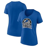 Women's  Royal Osceola Magic Primary Logo V-Neck T-Shirt
