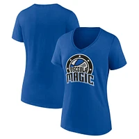 Women's  Royal Osceola Magic Primary Logo V-Neck T-Shirt