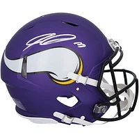 Jordan Addison Minnesota Vikings Autographed Riddell Speed Authentic Helmet