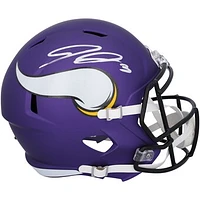 Jordan Addison Minnesota Vikings Autographed Riddell Speed Replica Helmet