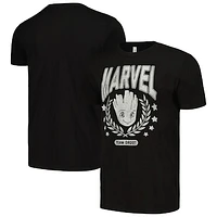 Unisex Black Guardians of the Galaxy Groot Collegiate T-Shirt