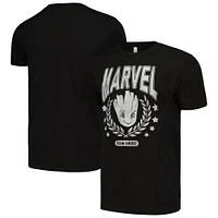 Unisex Black Guardians of the Galaxy Groot Collegiate T-Shirt