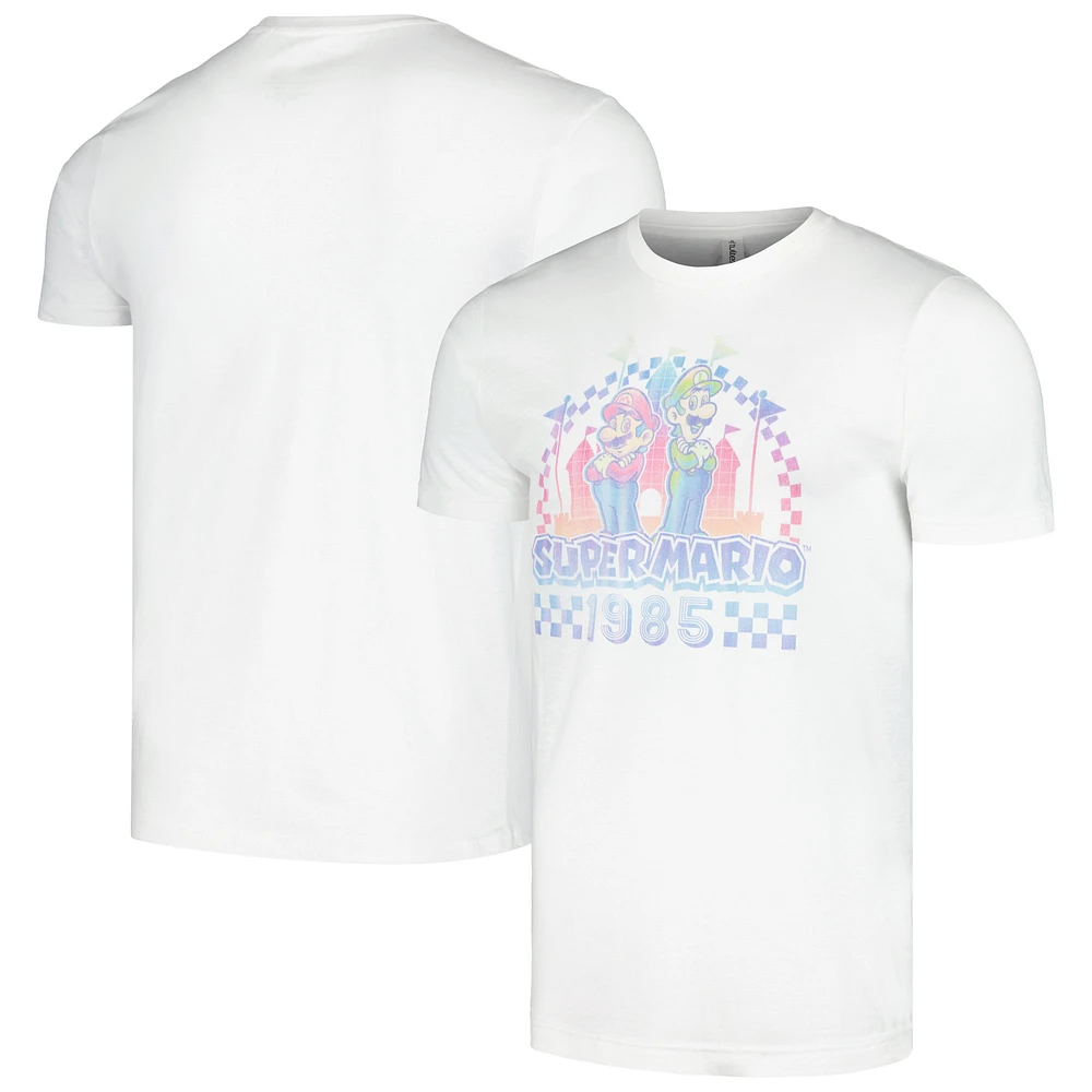 Unisex White Nintendo Super Mario 1985 Wave T-Shirt