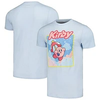 Unisex Light Blue Nintendo Kirby Starry Box T-Shirt