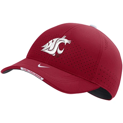 Men's Nike Crimson Washington State Cougars 2022 Sideline Classic99 Swoosh Performance Flex Hat