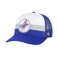 Men's '47 Royal Los Angeles Dodgers Lift Off Foam Front Mesh Trucker Adjustable Hat