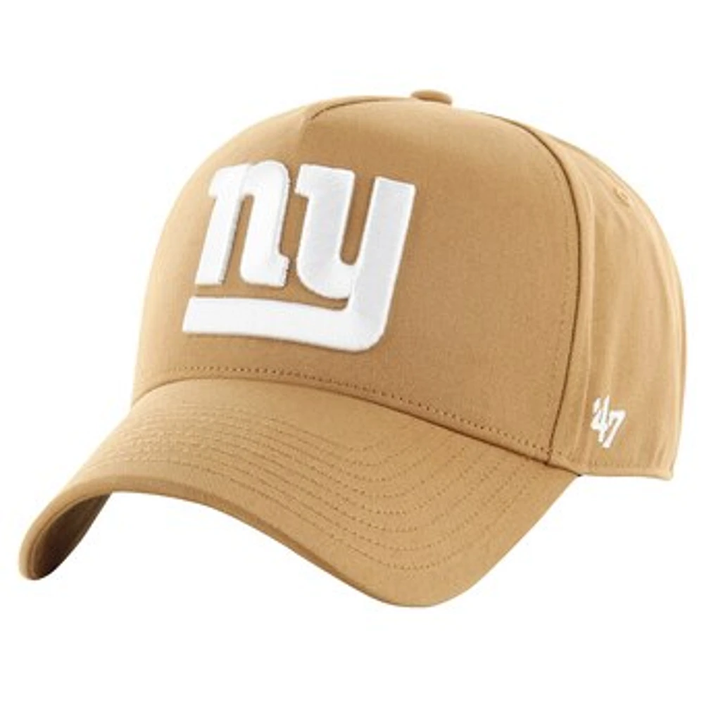 Men's '47 Tan New York Giants Ballpark MVP Adjustable Hat