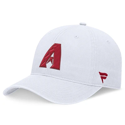 Women's Fanatics White Arizona Diamondbacks Tonal Adjustable Hat